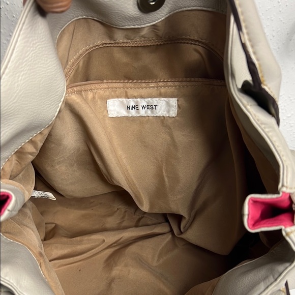 Nine West Gray Shoulder Bag with Hobo Style - Picture 3 of 6